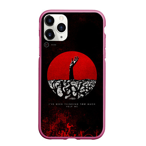 Чехол iPhone 11 Pro матовый Ride - Twenty One Pilots / 3D-Малиновый – фото 1