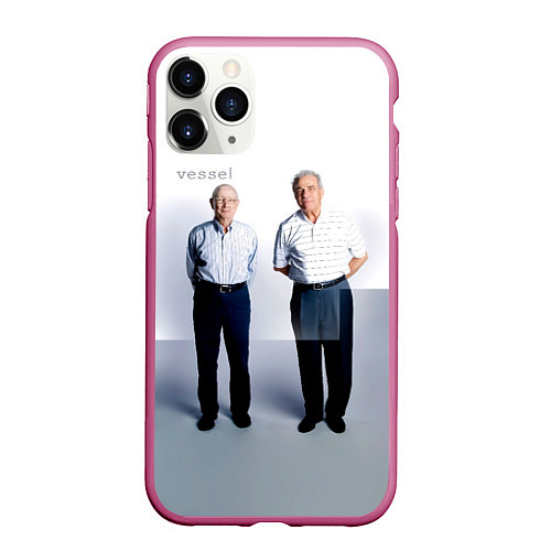 Чехол iPhone 11 Pro матовый Vessel - Twenty One Pilots / 3D-Малиновый – фото 1