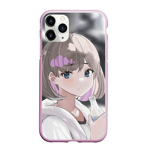 Чехол iPhone 11 Pro матовый Keke Tang eyes - Love Live Superstar / 3D-Розовый – фото 1