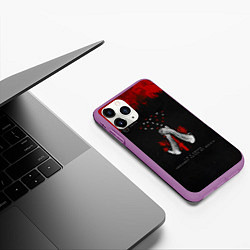 Чехол iPhone 11 Pro матовый Goner - Twenty One Pilots, цвет: 3D-фиолетовый — фото 2