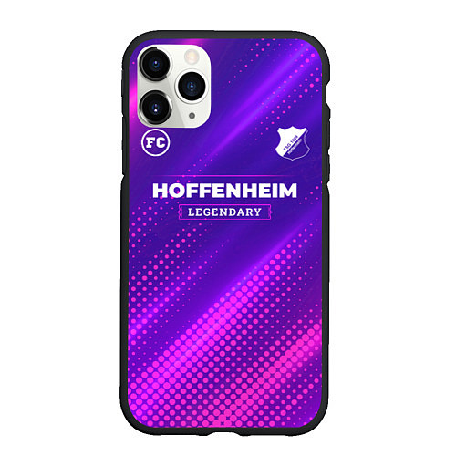 Чехол iPhone 11 Pro матовый Hoffenheim legendary sport grunge / 3D-Черный – фото 1