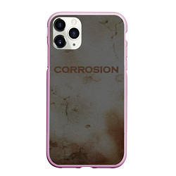 Чехол iPhone 11 Pro матовый Corrosion - рыжая ржавчина