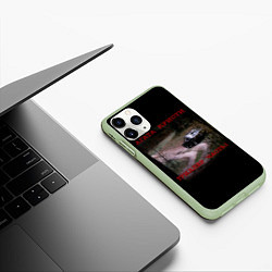 Чехол iPhone 11 Pro матовый Триллер Часть 1 - Агата Кристи, цвет: 3D-салатовый — фото 2