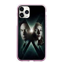 Чехол iPhone 11 Pro матовый X - Files, цвет: 3D-розовый