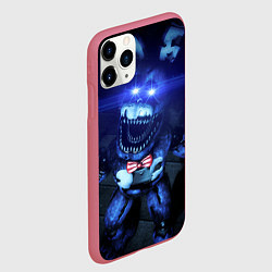 Чехол iPhone 11 Pro матовый Кошмарный Бонни, цвет: 3D-малиновый — фото 2
