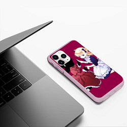 Чехол iPhone 11 Pro матовый Sweet Emilico and Kate - Дом теней, цвет: 3D-розовый — фото 2