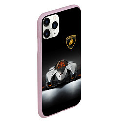 Чехол iPhone 11 Pro матовый Lamborghini Egoista - Italy, цвет: 3D-розовый — фото 2