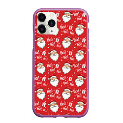 Чехол iPhone 11 Pro матовый Дед Мороз - Санта Клаус, цвет: 3D-фиолетовый