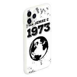 Чехол iPhone 11 Pro матовый На Земле с 1973: краска на светлом, цвет: 3D-белый — фото 2