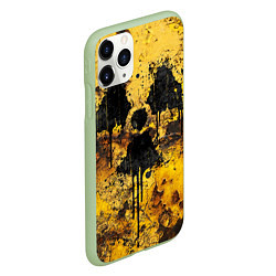 Чехол iPhone 11 Pro матовый Rusty radiation, цвет: 3D-салатовый — фото 2