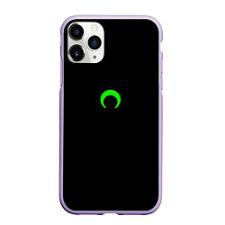 Чехол iPhone 11 Pro матовый Green moon, цвет: 3D-светло-сиреневый