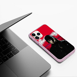 Чехол iPhone 11 Pro матовый Pharaoh Red Moon, цвет: 3D-розовый — фото 2