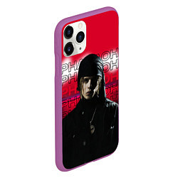 Чехол iPhone 11 Pro матовый Pharaoh Red Moon, цвет: 3D-фиолетовый — фото 2