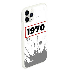 Чехол iPhone 11 Pro матовый 1970 - в красной рамке на светлом, цвет: 3D-белый — фото 2