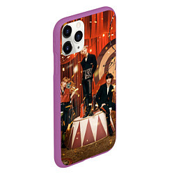 Чехол iPhone 11 Pro матовый Circus Stray Kids, цвет: 3D-фиолетовый — фото 2