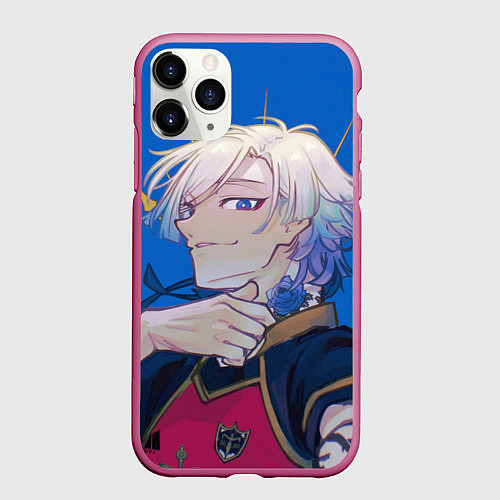 Чехол iPhone 11 Pro матовый Михаэль Кайзер / 3D-Малиновый – фото 1