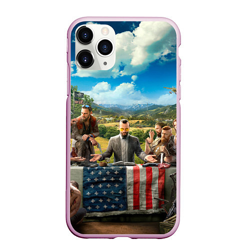 Чехол iPhone 11 Pro матовый Far Cry / 3D-Розовый – фото 1