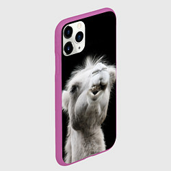 Чехол iPhone 11 Pro матовый Веселый верблюд, цвет: 3D-фиолетовый — фото 2