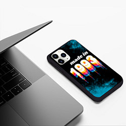 Чехол iPhone 11 Pro матовый Made in 1993: liquid art, цвет: 3D-черный — фото 2