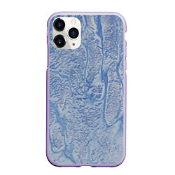 Чехол iPhone 11 Pro матовый Лёд и снег - ледяная броня, цвет: 3D-светло-сиреневый