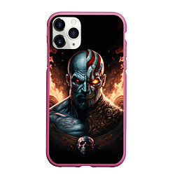 Чехол iPhone 11 Pro матовый God of War life and dead