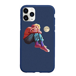 Чехол iPhone 11 Pro матовый Энид и полнолуние - Wednesday