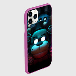 Чехол iPhone 11 Pro матовый Фредди VR, цвет: 3D-фиолетовый — фото 2