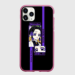 Чехол iPhone 11 Pro матовый Шинобу Кочо: Клинок, рассекающий демонов, цвет: 3D-малиновый