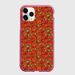 Чехол iPhone 11 Pro матовый Почита узор