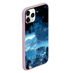 Чехол iPhone 11 Pro матовый Dark Souls III - Мир, цвет: 3D-розовый — фото 2