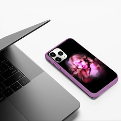 Чехол iPhone 11 Pro матовый Sana Twice, цвет: 3D-фиолетовый — фото 2