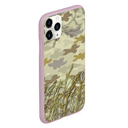 Чехол iPhone 11 Pro матовый Камуфляж охотника, цвет: 3D-розовый — фото 2