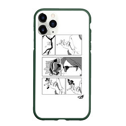 Чехол iPhone 11 Pro матовый The man who fell the earth - Дэвид Боуи, цвет: 3D-темно-зеленый