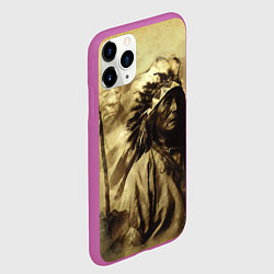 Чехол iPhone 11 Pro матовый Старейшина, цвет: 3D-фиолетовый — фото 2