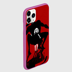 Чехол iPhone 11 Pro матовый Сиори Кобаякава и Сидэхико Хисигата - Летнее время, цвет: 3D-фиолетовый — фото 2