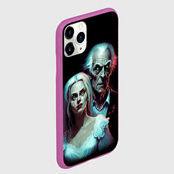 Чехол iPhone 11 Pro матовый Король и Шут Кукла Колдуна, цвет: 3D-фиолетовый — фото 2