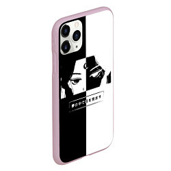 Чехол iPhone 11 Pro матовый Девочка луна, цвет: 3D-розовый — фото 2