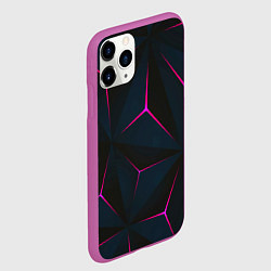 Чехол iPhone 11 Pro матовый Доспехи абстрактная броня, цвет: 3D-фиолетовый — фото 2