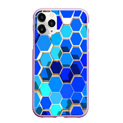 Чехол iPhone 11 Pro матовый Абстракция неоновая
