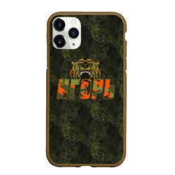 Чехол iPhone 11 Pro матовый Игорь камуфляж