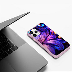 Чехол iPhone 11 Pro матовый Лепестки Снов, цвет: 3D-розовый — фото 2