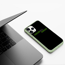 Чехол iPhone 11 Pro матовый Namjooning BTS RM, цвет: 3D-салатовый — фото 2
