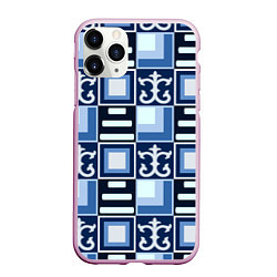 Чехол iPhone 11 Pro матовый Геометрический паттерн