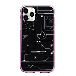 Чехол iPhone 11 Pro матовый Зелёный абстрактный игровой