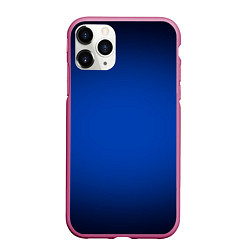 Чехол iPhone 11 Pro матовый Кобальтовый градиент, цвет: 3D-малиновый