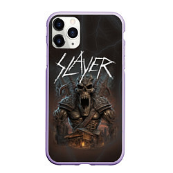 Чехол iPhone 11 Pro матовый Slayer rock monster