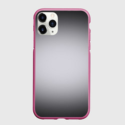 Чехол iPhone 11 Pro матовый Серебристый градиент
