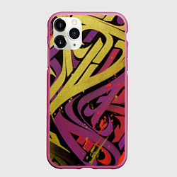 Чехол iPhone 11 Pro матовый Calligraphic style