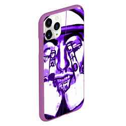 Чехол iPhone 11 Pro матовый F**K, цвет: 3D-фиолетовый — фото 2