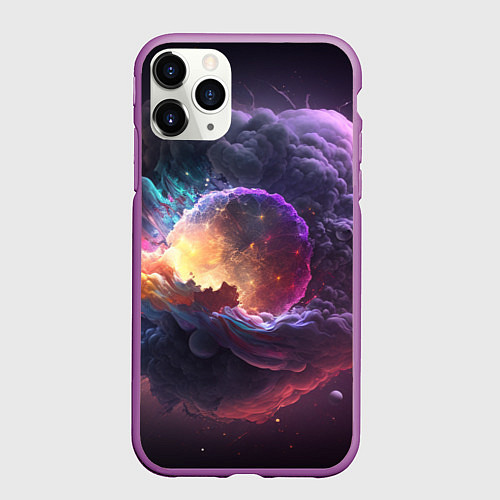 Чехол iPhone 11 Pro матовый Sverhnova / 3D-Фиолетовый – фото 1